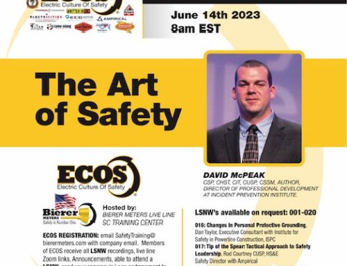 Lineman Safety Webinars 023 Announced