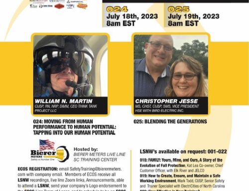 Lineman Safety Webinars 024 and 025 Announced